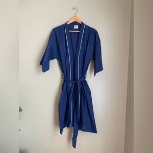 McGregor Robe Blue One Size USA Lounge Pockets Vintage Men's 70’s New Old Stock